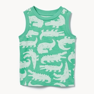 Baby Boys' Printed Tank - Light Green