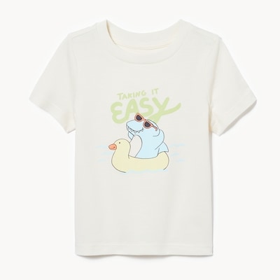 Baby Boys' Graphic T-Shirt - Off White