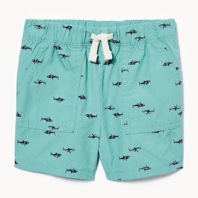 Baby Boys' Woven Short - Turquoise
