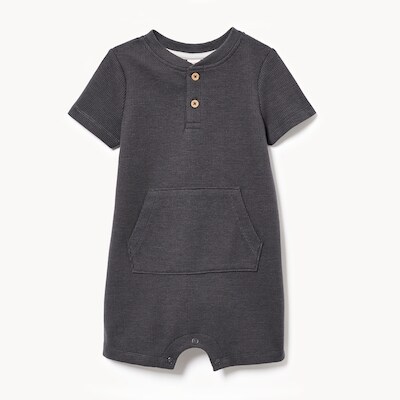 Baby Boys' Waffle Knit Romper