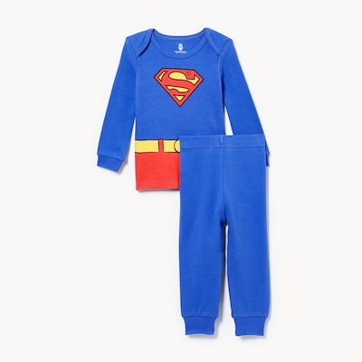 Baby Boys' Superman 2-Piece Sleep Set - Blue