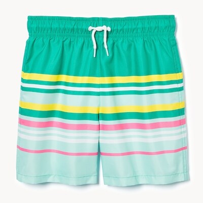 Kid Boys' Woven Swim Trunk - Teal