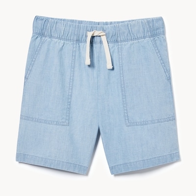 Kid Boys' Chambray Short - Bright Blue