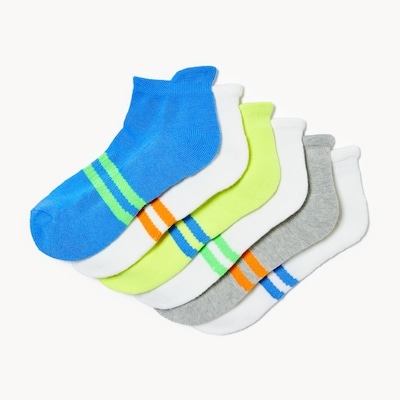 Ens. 6paires de chaussettes basses pour garons