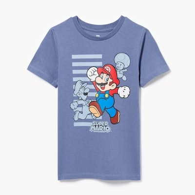 Kid Boys' Super Mario Bros. T-Shirt - Denim Blue