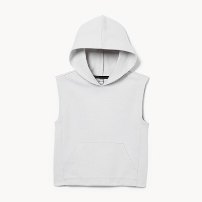 Haut capuchon sport sans manches, petits garons