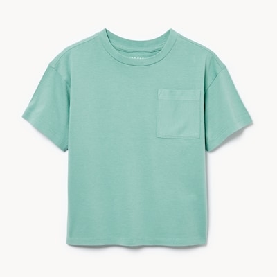 Toddler Boys' Drop Shoulder T-Shirt - Turquoise