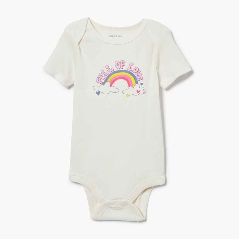 Joe Fresh Baby Girls' Graphic Bodysuit ea Loblaws