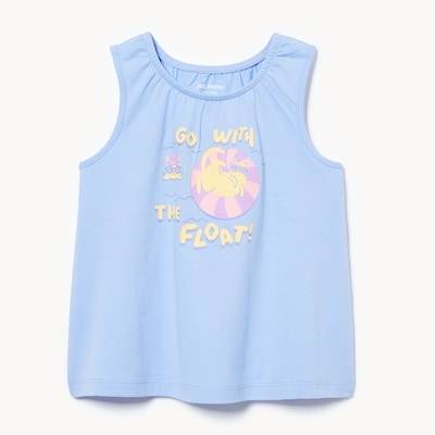Baby Girls' Graphic Tank - Light Blue