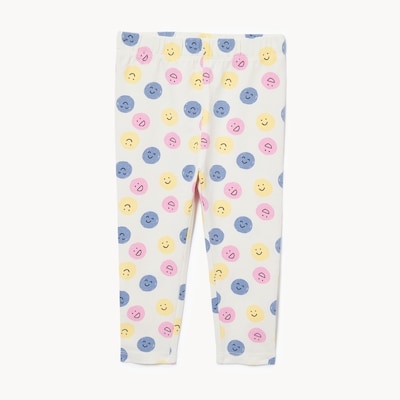Legging imprimé pour bébés filles - Blanc Cassé