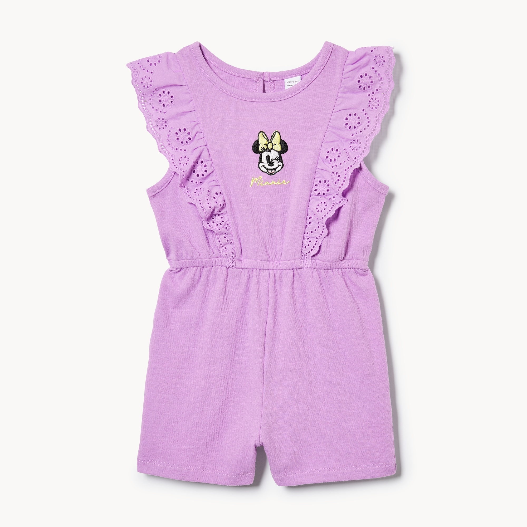 Baby Girls' Disney Minnie Mouse Romper in Purple from Joe Fresh