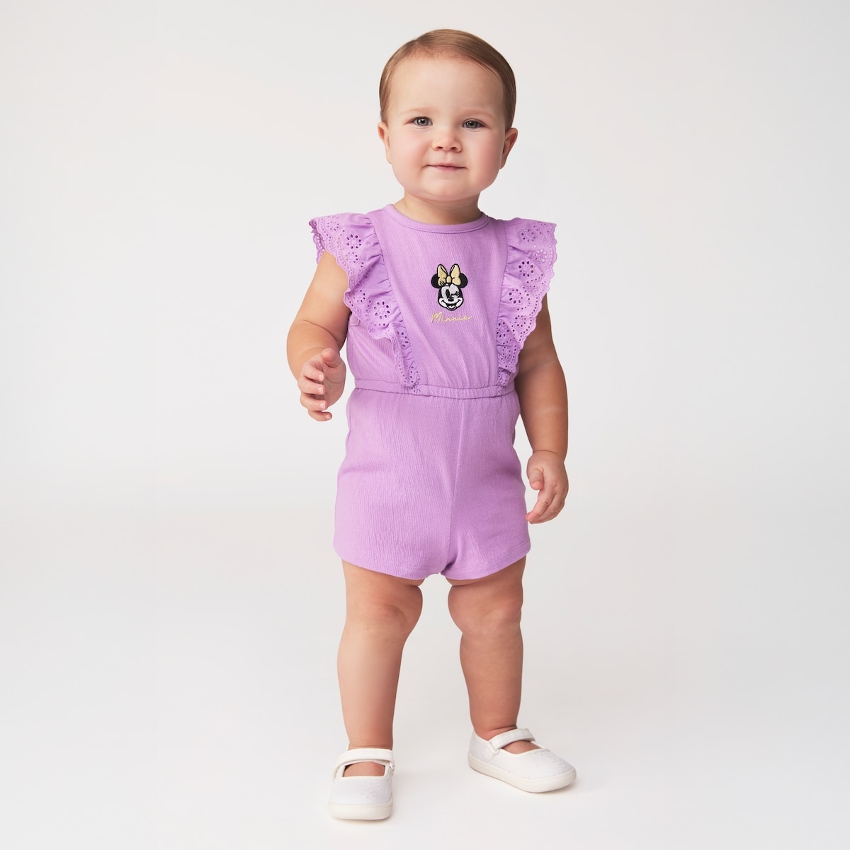 Barboteuse Minnie Mouse de Disney, bbs filles - Pourpre