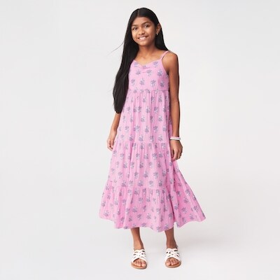 Robe maxi volants pour filles
