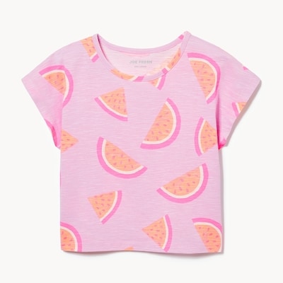 T-shirt à manches chauve-souris pour filles - Mauve Pâle