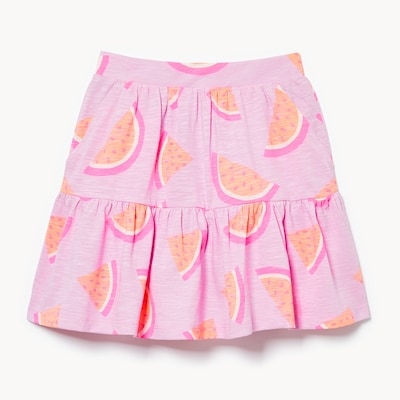 Kid Girls' Tiered Skort - Light Mauve