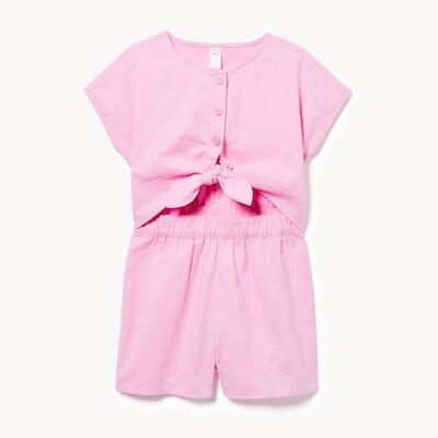 Robe short avec attache sur lavant pour filles
