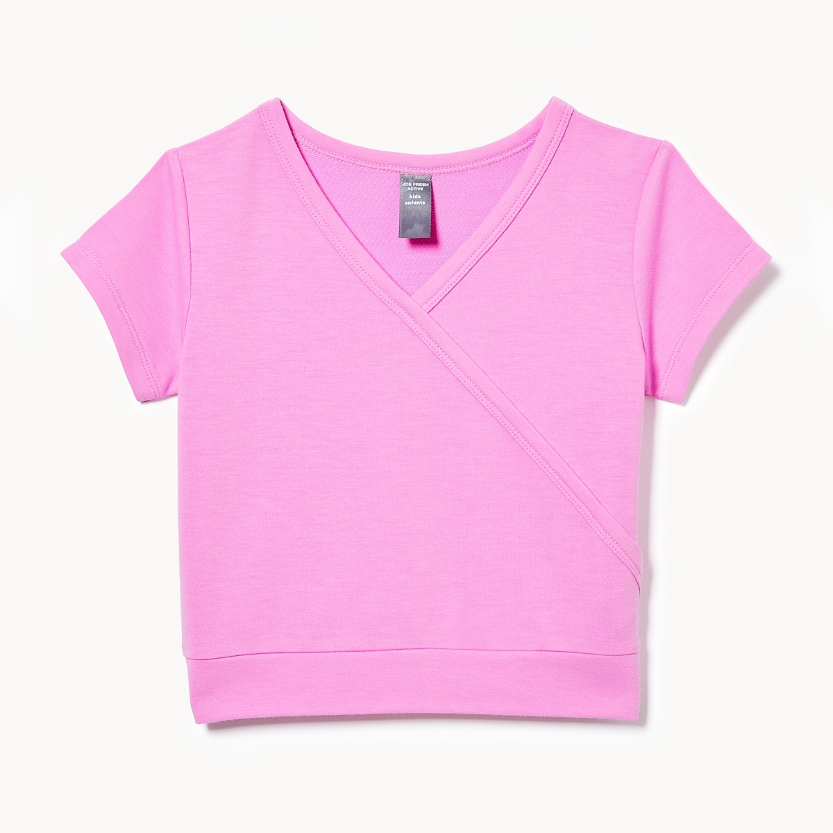 T-shirt sport cache-cur pour filles