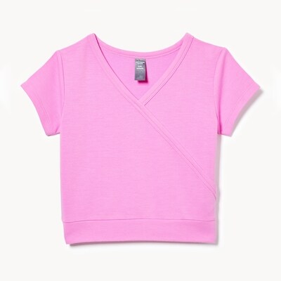 Kid Girls' Active Wrap T-Shirt