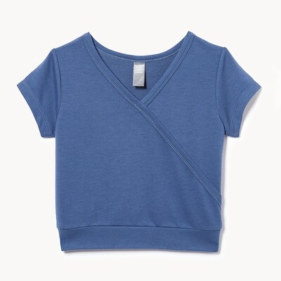 Kid Girls' Active Wrap T-Shirt