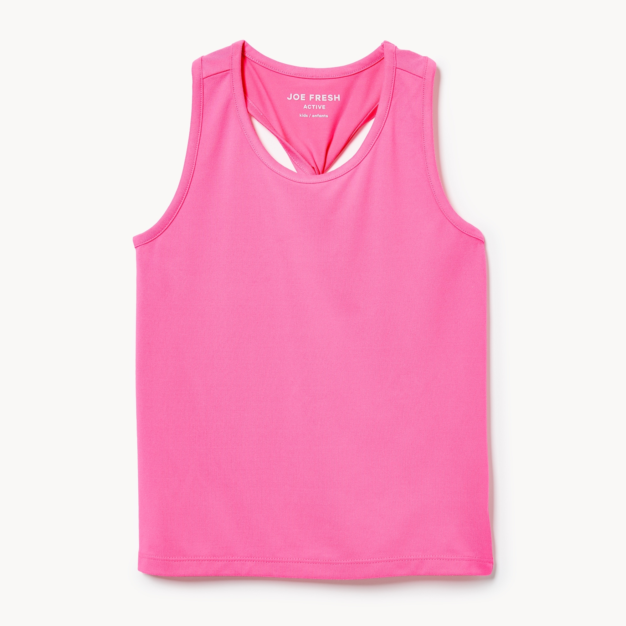 Kid Girls' Active Tank in Neon Pink from Joe Fresh