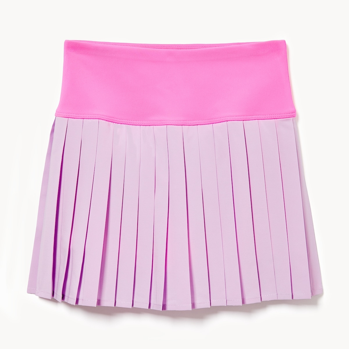 Jupe-short plisse sport pour filles - Lilas