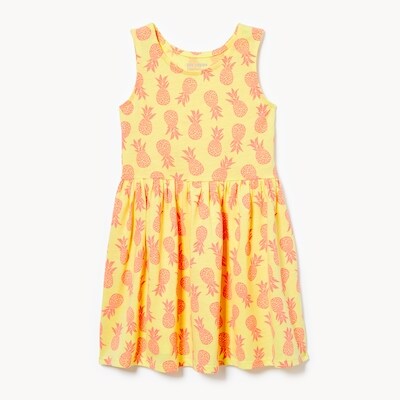 Toddler Girls' Dress - Pastel Yellow