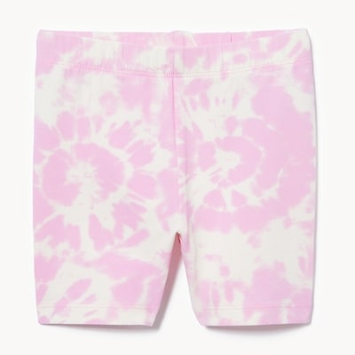 Toddler Girls' Printed Bike Short - Light Mauve
