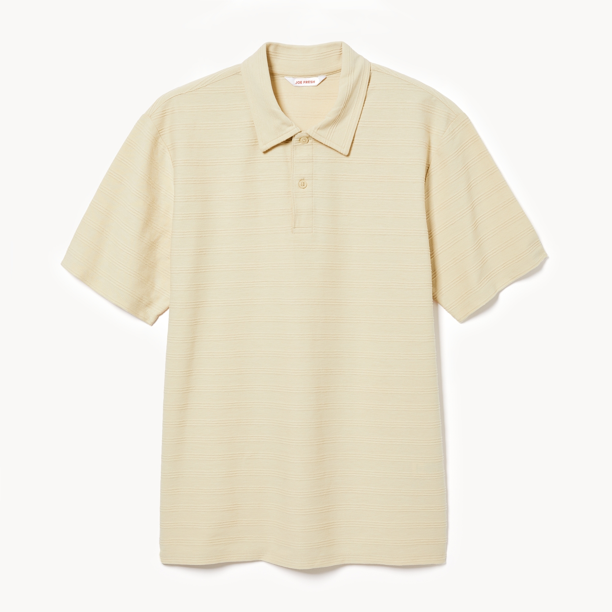 Men's Textured Stripe Polo