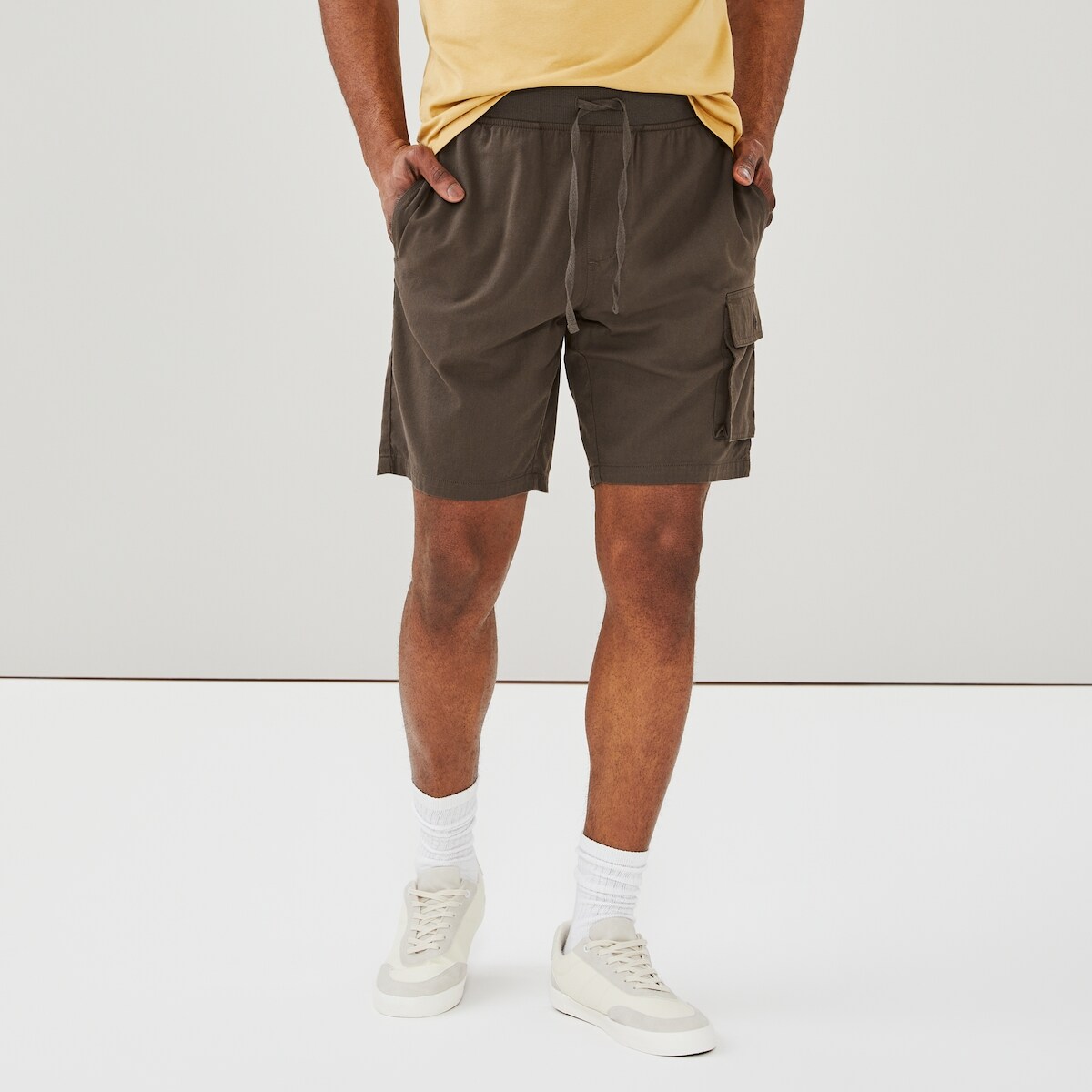 Men's Twill Short - Dark Brown