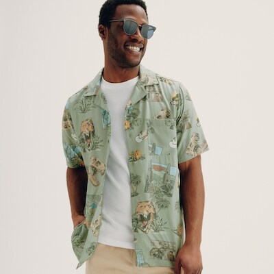 Chemise boutonne Le Parc jurassique pour hommes