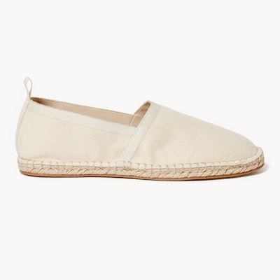 Espadrilles tissées pour hommes - Crème