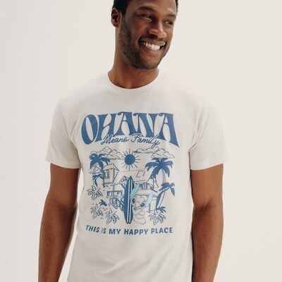 Men's Stitch Graphic T-Shirt - Off White