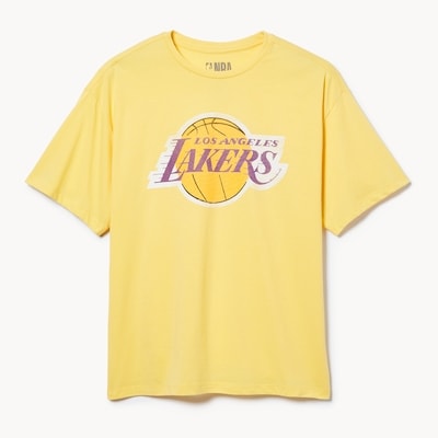 Adult NBA LA Lakers T-Shirt - Yellow