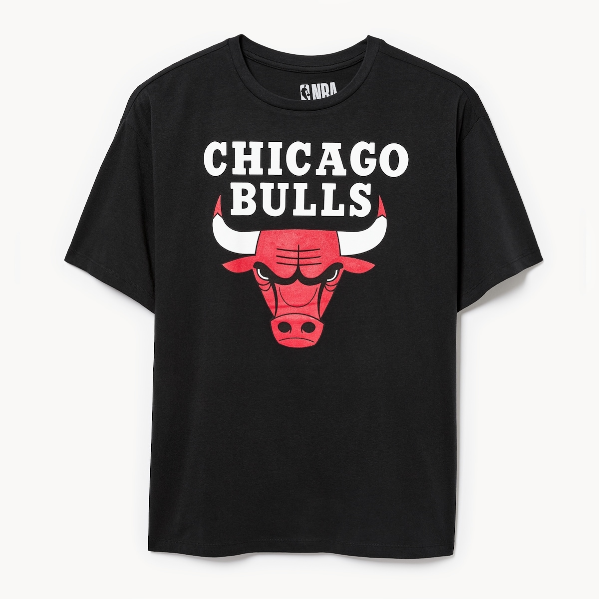 T-shirt NBA Bulls de Chicago pour adultes - Noir