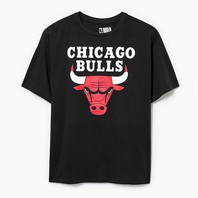 Adult NBA Chicago Bulls T-Shirt - Black