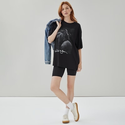Adult Willie Nelson Graphic T-Shirt - Black