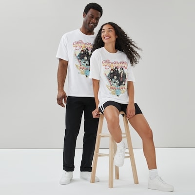 T-shirt imprimé Aerosmith pour adultes - Blanc pur