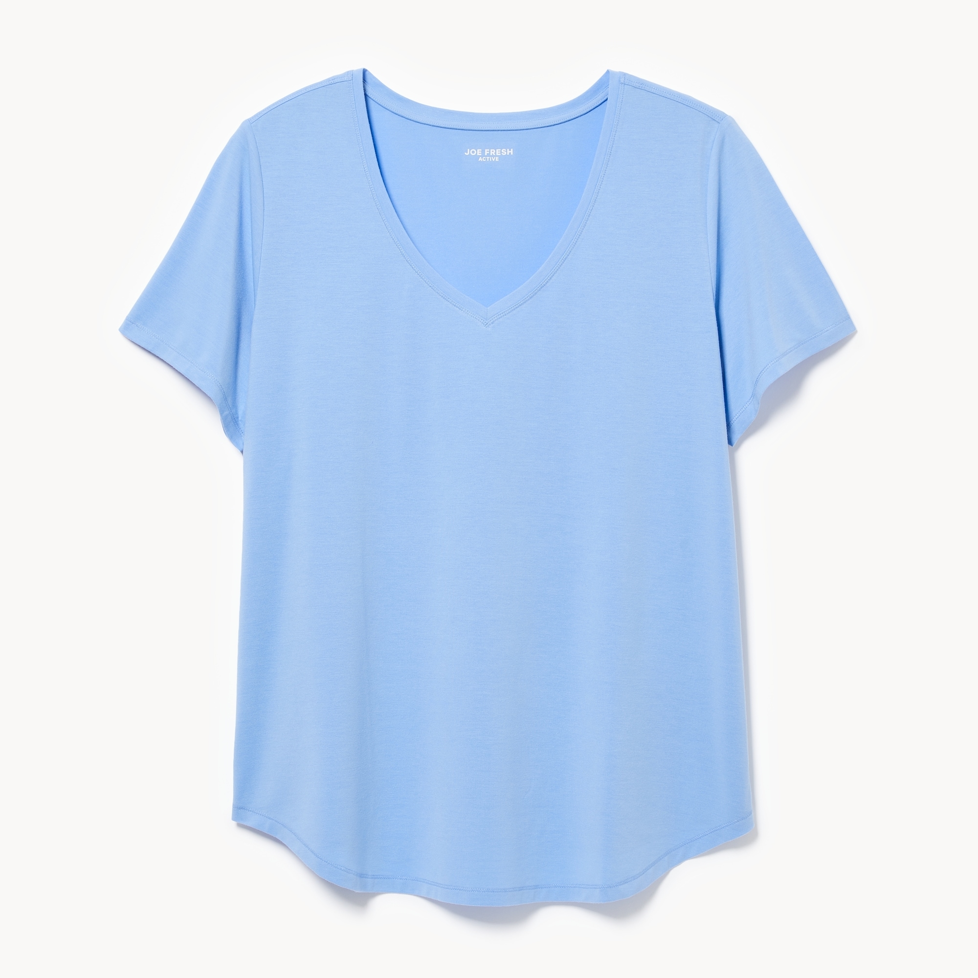 トップス jnhearts Vneck Shirts Saxe Blue Active V-Neck T-Shirt in Light Blue from Joe Fresh