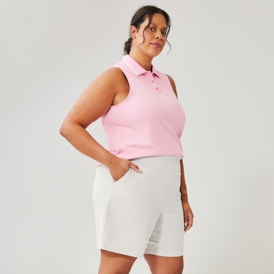 Short sport extensible 4 sens Femmes+ - Sable Pâle