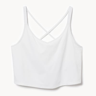 Women+ Active Balance Tank - White