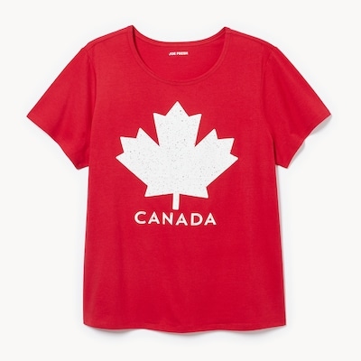 Joe Fresh Women+ Active Canada Crew Neck T-Shirt 1 ea, $12.00/1ea