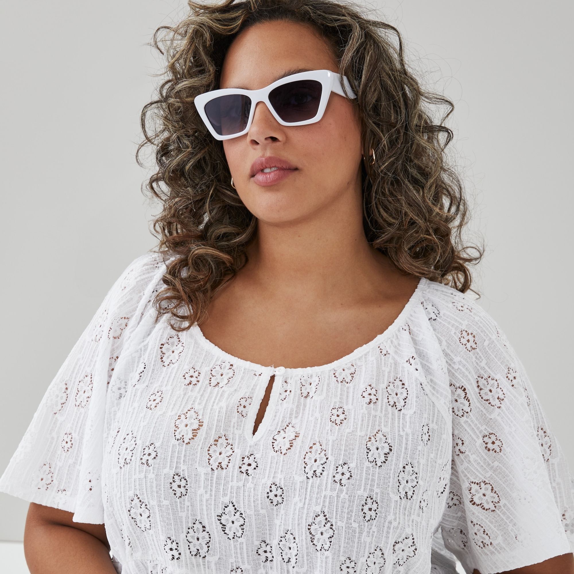 トップス mediam knit lace tops cut out lace point knit tops【pink】 – BUNNY APARTMENT