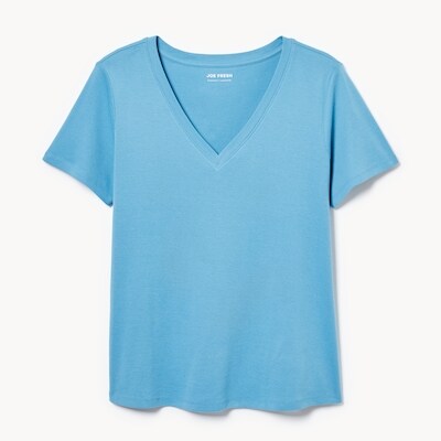 T-shirt essentiel colV coton biologique Femmes+