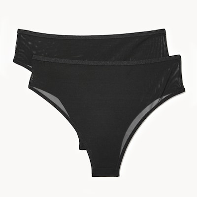 2-Pack Mesh High-Cut - Black
