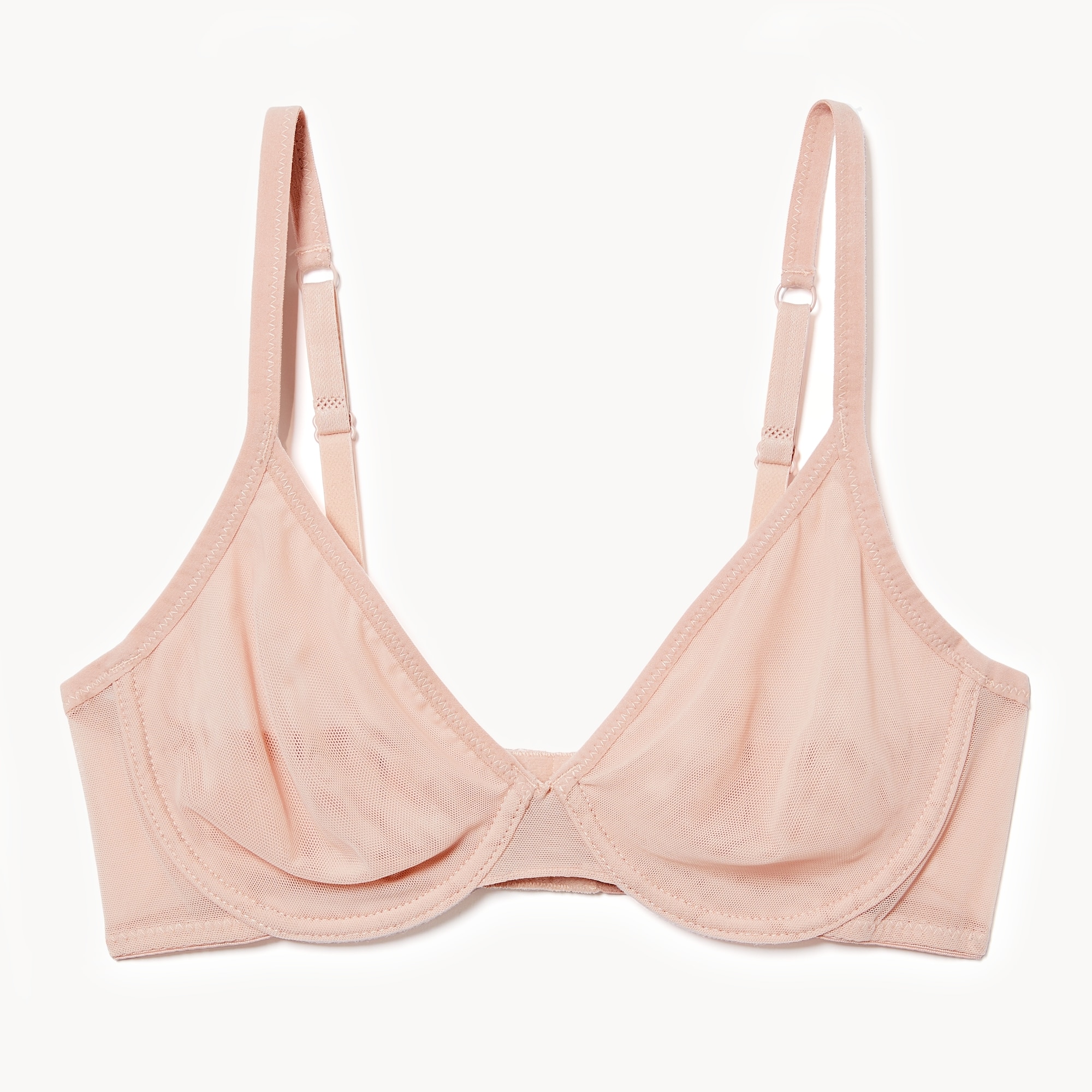 Mesh Underwire Bra in Rose from Joe Fresh
