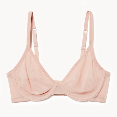 Soutien-gorge armature en filet - Roses