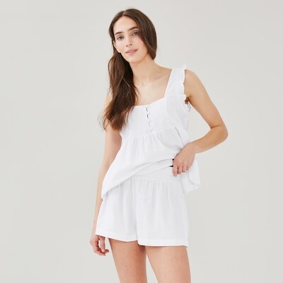 Short de pyjama en gaze