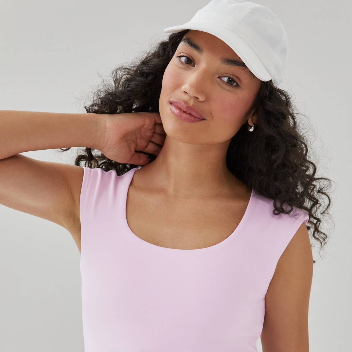 On-the-Go Crop T-Shirt - Light Pink