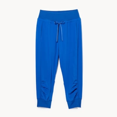 Pantalon de jogging sport court extensible 4 sens - Bleu