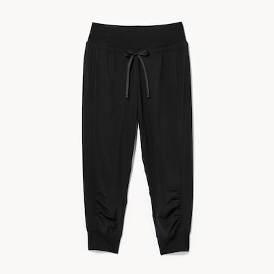 Pantalon de jogging sport court extensible 4 sens - Noir